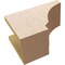 Ekena Millwork 6in. W x 8in. H x 12in. L Moab Woodgrain TimberThane Rafter Tail, Primed Tan RFTUR06X08X12MOARCPR - alternate 6